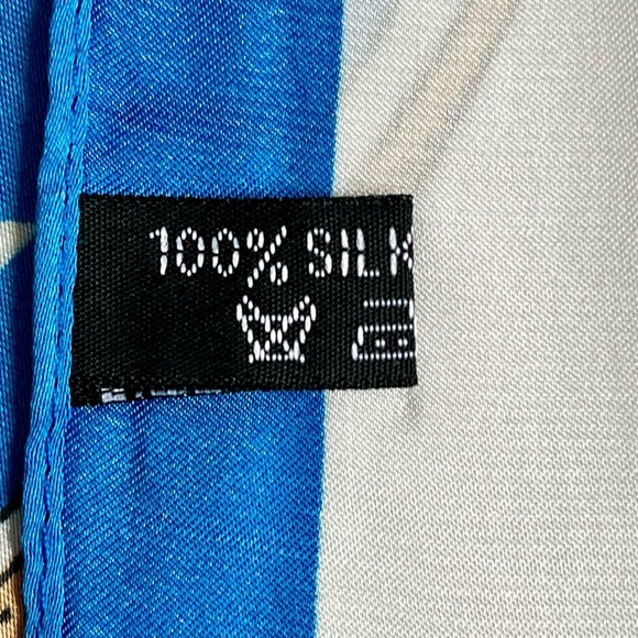 100% silk scarf 27/27 inches - Picture 6 of 15